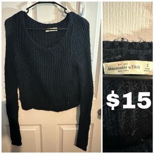 Black Abercrombie and Fitch Sweater